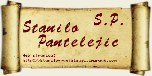 Stanilo Pantelejić vizit kartica